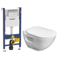 Комплект подвесной унитаз Bien Harmony HRKA052N2VP0W3000 + система инсталляции Geberit 458.124.21.1