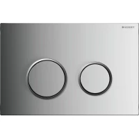 Кнопка смыва Geberit Sigma 20 115.778.KH.1 для инсталляции, хром/матовый хром/хром
