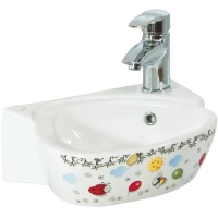 Раковина 38x30 см Creavit Cocuk Decor CK035-00CB00E-FF00