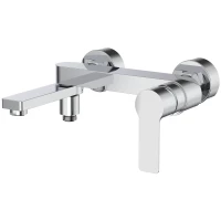 Смеситель для ванны Splenka S06.30 с душевым гарнитуром, хром