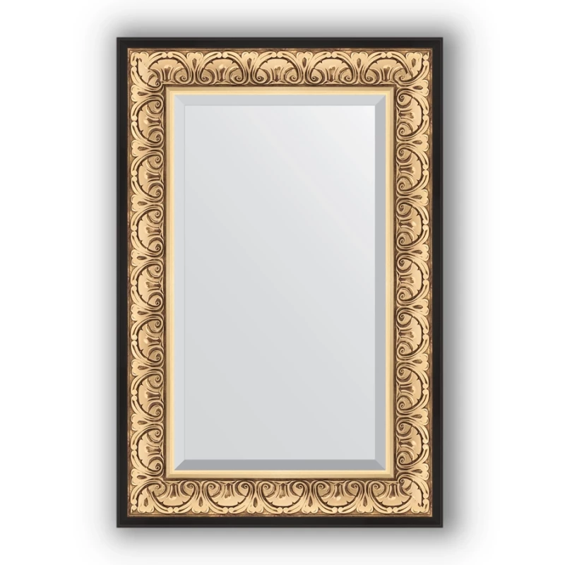 Зеркало 60x90 см барокко золото Evoform Exclusive BY 1241