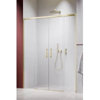Душевая дверь Radaway Idea Brushed Light Gold DWD 180 387128-98-01 180 см, профиль светлое золото матовый, стекло прозрачное