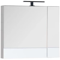 Зеркальный шкаф 75x67 см белый Aquanet Нота 00165130