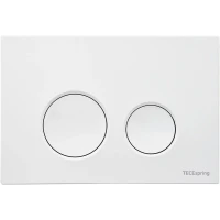 Кнопка смыва Tece TECEspring LT S240110 для инсталляции, белый глянец
