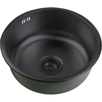 Кухонная мойка Zorg SZR 450 GRAFIT 45x45 см, графит