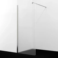 Душевая перегородка WasserKRAFT Rur 30W46BN-MG 110 см, профиль никель, стекло матовое