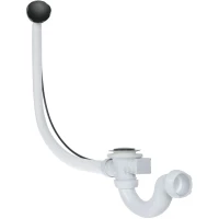 Слив-перелив для ванны Wirquin 30987152 полуавтомат, черный матовый