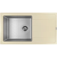 Кухонная мойка Florentina Комби 860 21.400.D0860.202 86x48 см, нержавеющая сталь/шампань