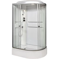 Душевая кабина 120x80x215 см Deto L520LEL прозрачное