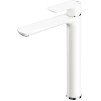 Смеситель для раковины Gustavsberg Estetic GB4121825141 без донного клапана, белый матовый
