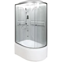 Душевая кабина 120x80x215 см Deto L620LLED+GM прозрачное