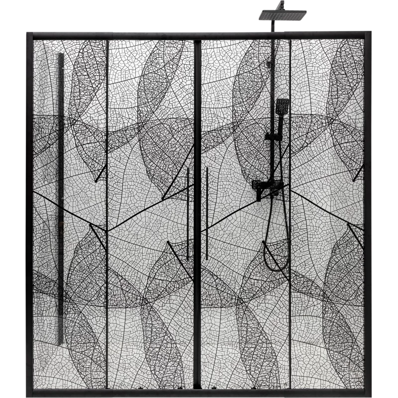 Душевая дверь 190-210 см Deto FB2-190 прозрачное с рисунком