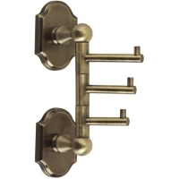 Крючок Veragio Stanford Bronzo VR.STD-7735.BR тройной, поворотный, для ванны, бронза