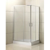 Душевой уголок 100x80 см BelBagno Uno UNO-195-AH-2-100/80-P-Cr текстурное стекло