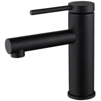 Смеситель для раковины Abber Emotion AF8810B черный матовый