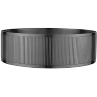 Раковина-чаша AltroBagno Costoso AltroBagnoCostoso001006MtGr 40,2x40,2 см, накладная, оружейная сталь