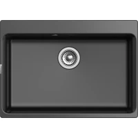 Кухонная мойка Rivelato Axel Х-70 nero 73x52 см, черный