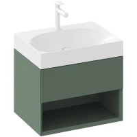 Тумба под раковину Ravak Lite X000001858 60 см, подвесная, зеленый матовый