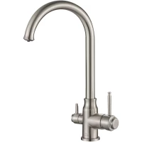 Смеситель для кухни Zorg SH 763 SATIN с подключением к фильтру, сатин