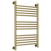 Полотенцесушитель водяной 800x500 перемычка выгнутая состаренная латунь Сунержа Богема+ 051-0221-8050