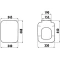 Комплект подвесной унитаз Creavit Sphinx SP320-11CB00E-0000 + KC1803.01.0000E + система инсталляции Jacob Delafon E5504-NF + E4316-CP - 9