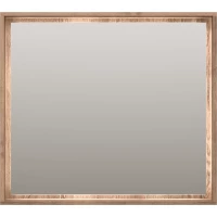 Зеркало Brevita Dallas DAL-02090-074 90x80 см, с LED-подсветкой, сенсорным выключателем, дуб галифакс