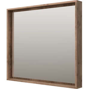 Изображение товара зеркало brevita dallas dal-02090-074 90x80 см, с led-подсветкой, сенсорным выключателем, дуб галифакс