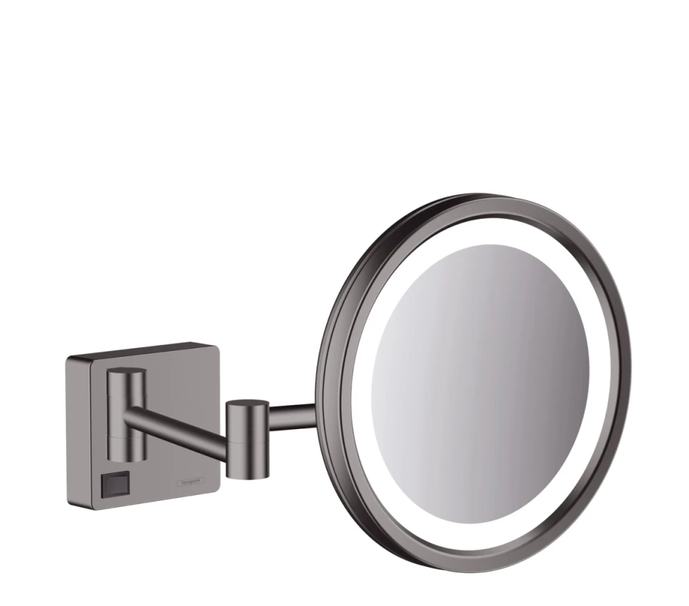 Косметическое зеркало x 3 Hansgrohe AddStoris 41790340 зеркало косметическое doco daylight small pro розовое m002