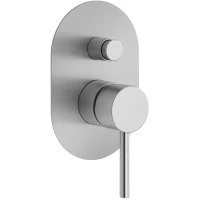 Смеситель для ванны Plumberia Selection IXO XO1001CS встраиваемый, матовый хром