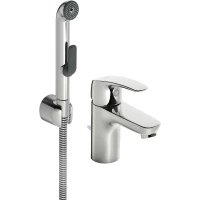 Смеситель для раковины с донным клапаном с гигиеническим душем Oras Safira 1008