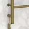 Полотенцесушитель электрический 1200x400 состаренная бронза МЭМ левый Сунержа Галант 3.0 05-5800-1240 - 3