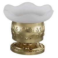 Мыльница стеклянная настольная Hayta Classic Gold 13916-2/GOLD