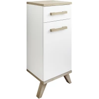 Тумба белый матовый/вяз швейцарский 30,4 см Sanflor Ингрид C03689