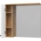 Зеркальный шкаф Misty Крафт П-Кра-02080-011Л 80,4x75,2 см L, белый глянец/дуб крафт золотой - 4