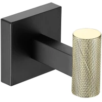 Крючок Rose RG3011H для ванны, золотой/черный матовый