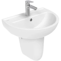 Раковина Creavit Oval TP155-00CB00E-0000 52x40,8 см, подвесная, белый