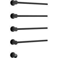 Полотенцесушитель электрический Wonzon & Woghand Hamburg WW-AL314-MB 665x530, встраиваемый, МЭМ левый/правый, черный матовый