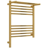 Полотенцесушитель электрический Сунержа Богема с полкой 3.1 03-6006-6050 600x500, МЭМ левый, золотой