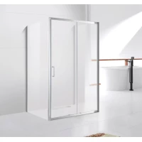 Душевой уголок Cezares Molveno MOLVENO-AH-12-110/90-P-Cr 107x90 см, профиль хром, стекло текстурное