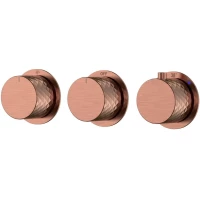 Термостат для ванны Boheme Stick Diamond 124-T-3-CB.1 встраиваемый, медь матовая