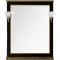 Зеркало 82,2x100 см черный/золото Aquanet Валенса 00180293 - 2