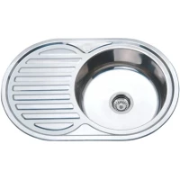 Кухонная мойка РМС полированная сталь MG6-7750OVR