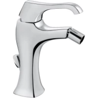 Смеситель для биде Emmevi Ares 76004/CRS с донным клапаном, матовый хром