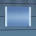 Изображение товара зеркало 80,5x60 см белый глянец санта меркурий 109002