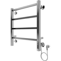 Полотенцесушитель электрический Terminus Ватикан П4 4670078544421 550x530, ТЭН правый, хром