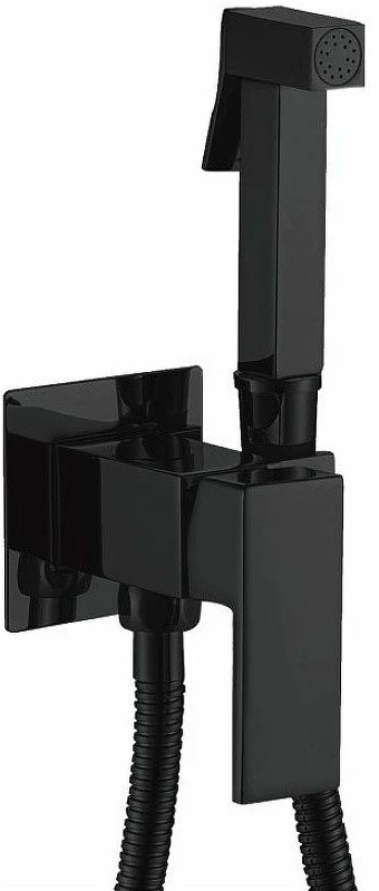 Гигиенический душ Haiba HB5512-7 со смесителем, черный матовый