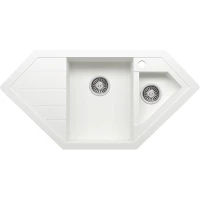 Кухонная мойка Tolero белый R-114 №923