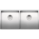Изображение товара кухонная мойка blanco claron 400/400-u infino зеркальная полированная сталь 521618