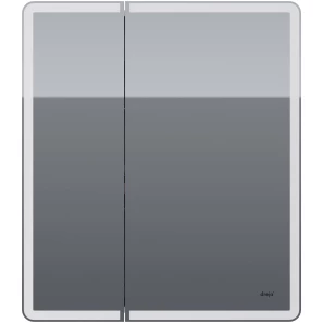 Изображение товара зеркальный шкаф 70x80 см белый глянец r dreja point 99.9033