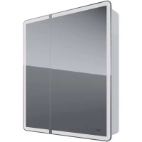 Зеркальный шкаф 70x80 см белый глянец R Dreja Point 99.9033